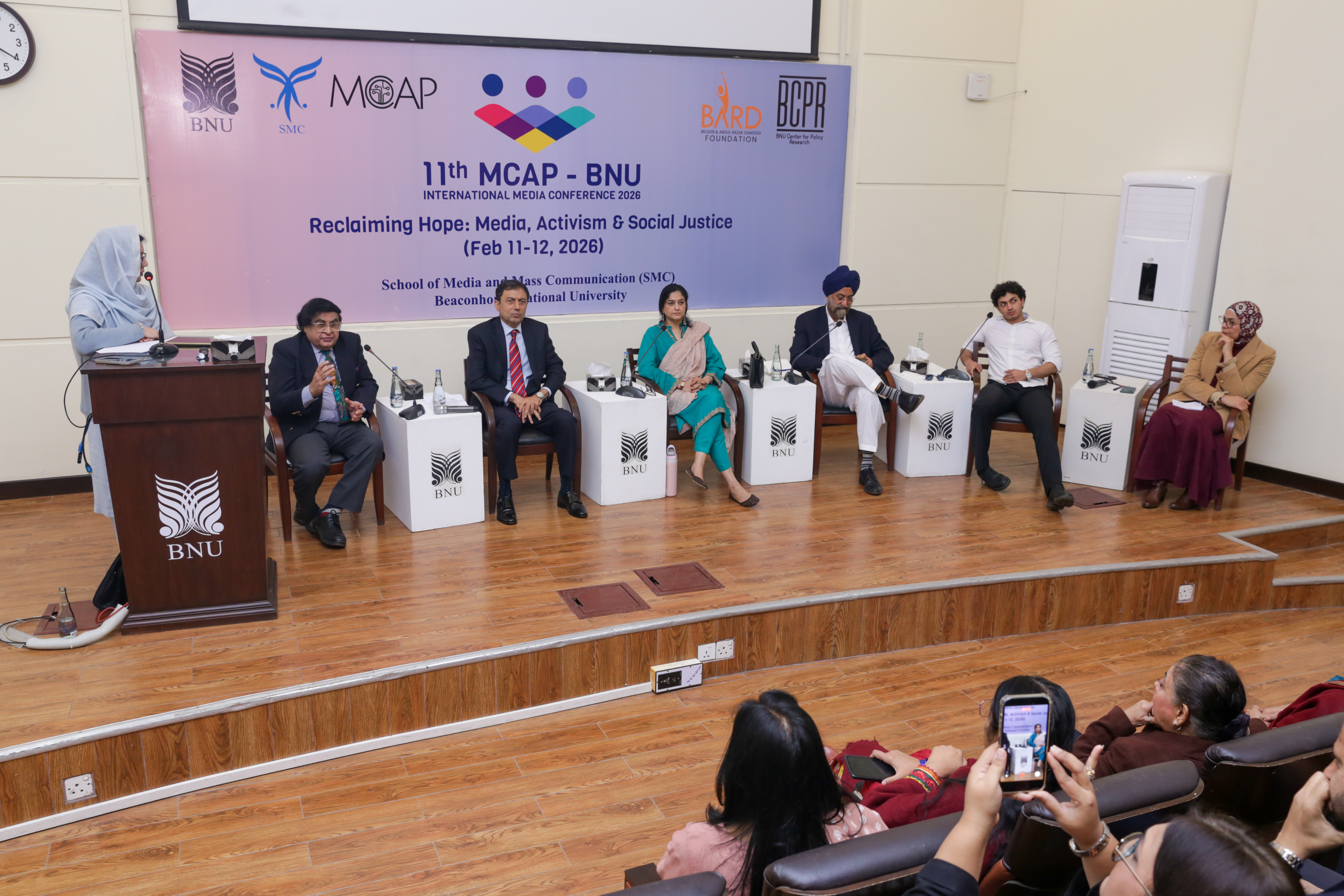 Conference audience view